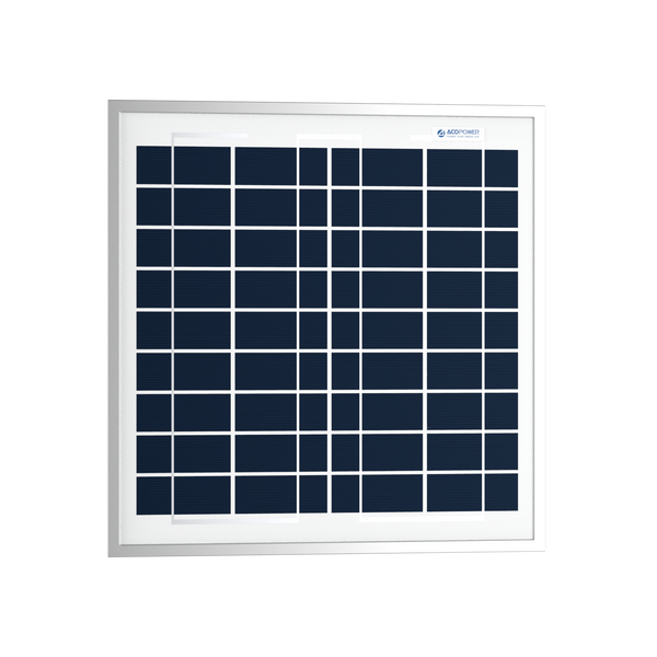 15 Watts Poly Solar Panel, 12V by ACOPOWER - Proud Libertarian - ACOPOWER