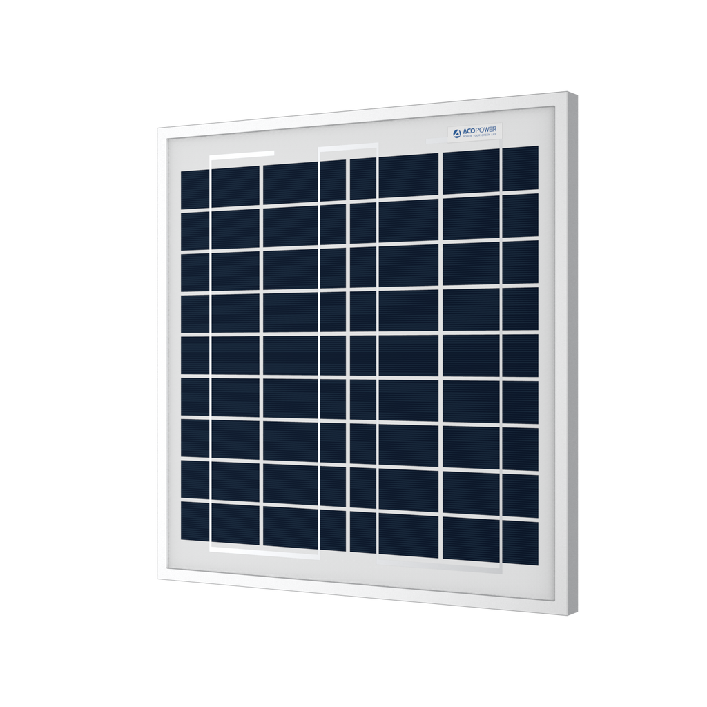 15 Watts Poly Solar Panel, 12V by ACOPOWER - Proud Libertarian - ACOPOWER