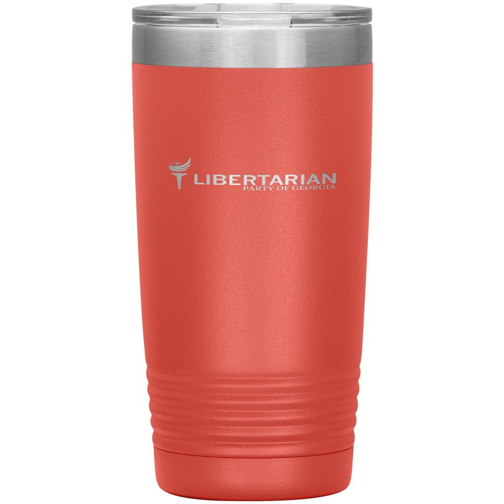 Libertarian Party of Georgia Tumbler 20oz - Proud Libertarian - Libertarian Party of Georgia