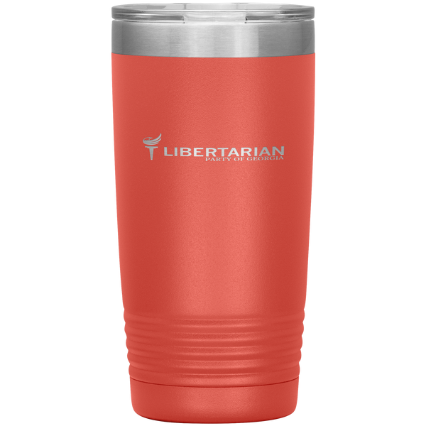 Libertarian Party of Georgia Tumbler 20oz - Proud Libertarian - Libertarian Party of Georgia