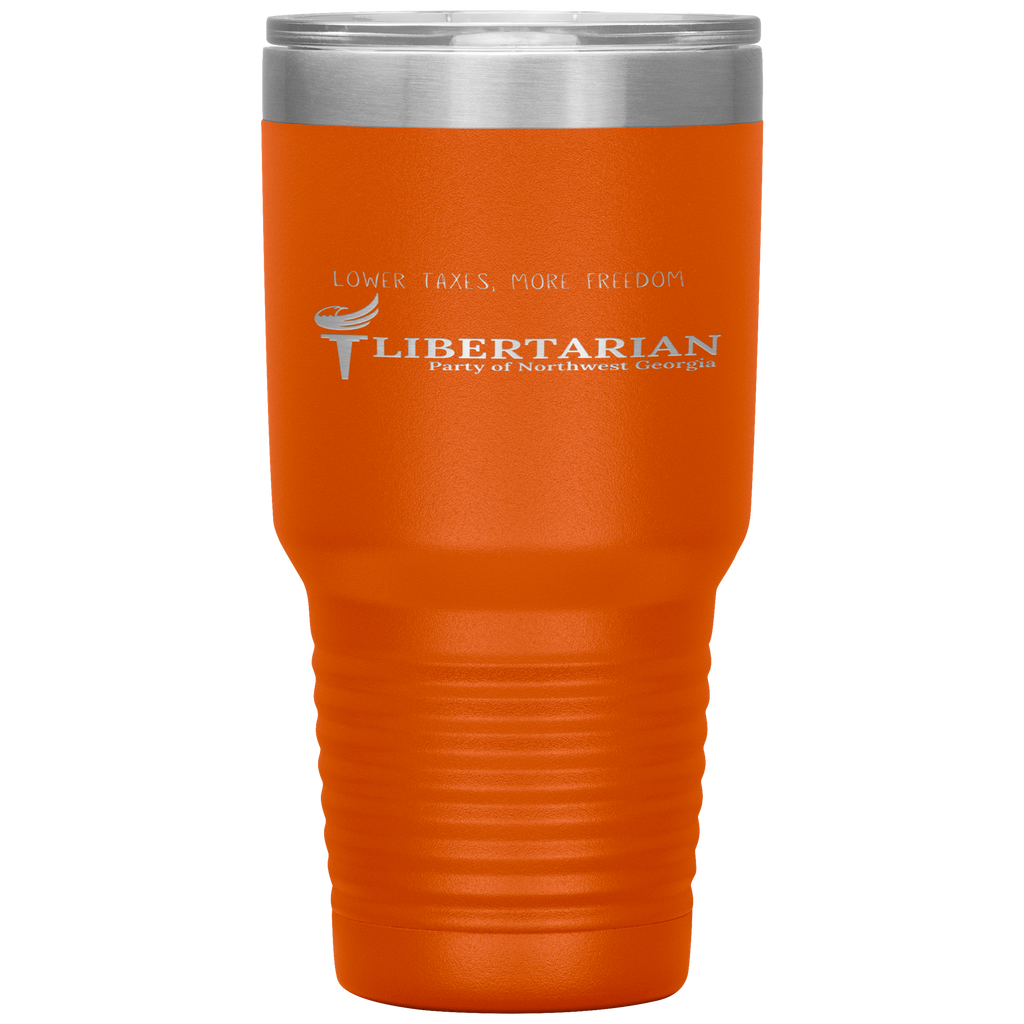 Libertarian Party of Northwest Georgia Tumbler 30oz - Proud Libertarian - Libertarian Party of Georgia