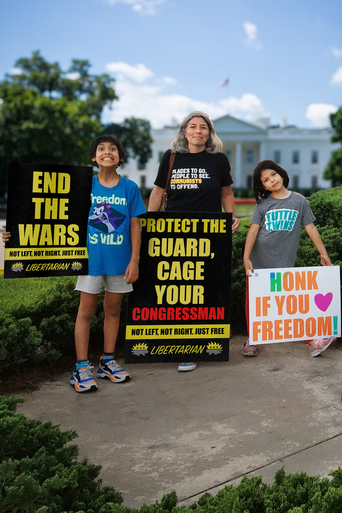 Protect The Guard - Profits for Protests Adult Sign (24" x 36") - Proud Libertarian - Profits for Protests