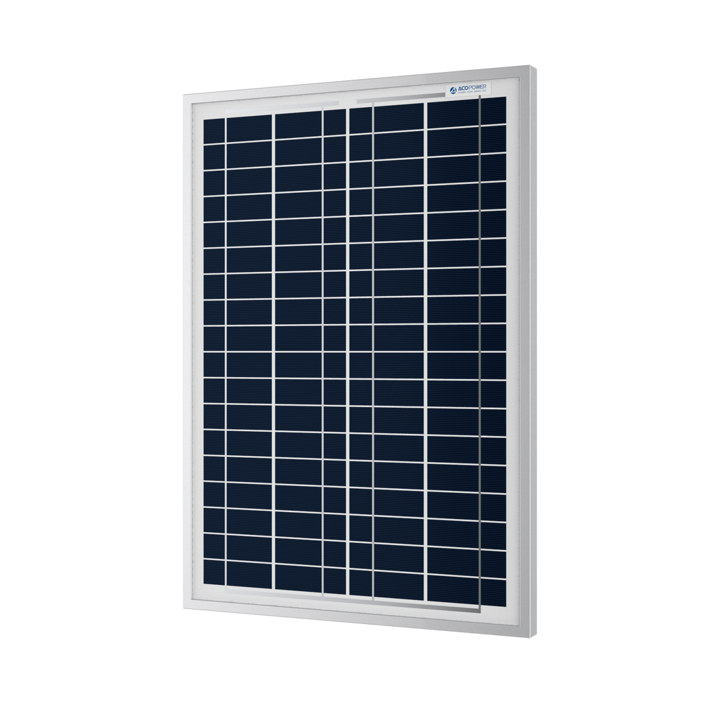 25 Watts Poly Solar Panel, 12V by ACOPOWER - Proud Libertarian - ACOPOWER