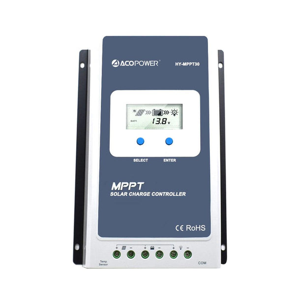 30A MPPT Solar Charge Controller with Remote Meter MT-50 by ACOPOWER - Proud Libertarian - ACOPOWER