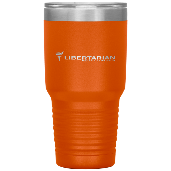 Libertarian Party of Georgia Tumbler 30oz - Proud Libertarian - Libertarian Party of Georgia