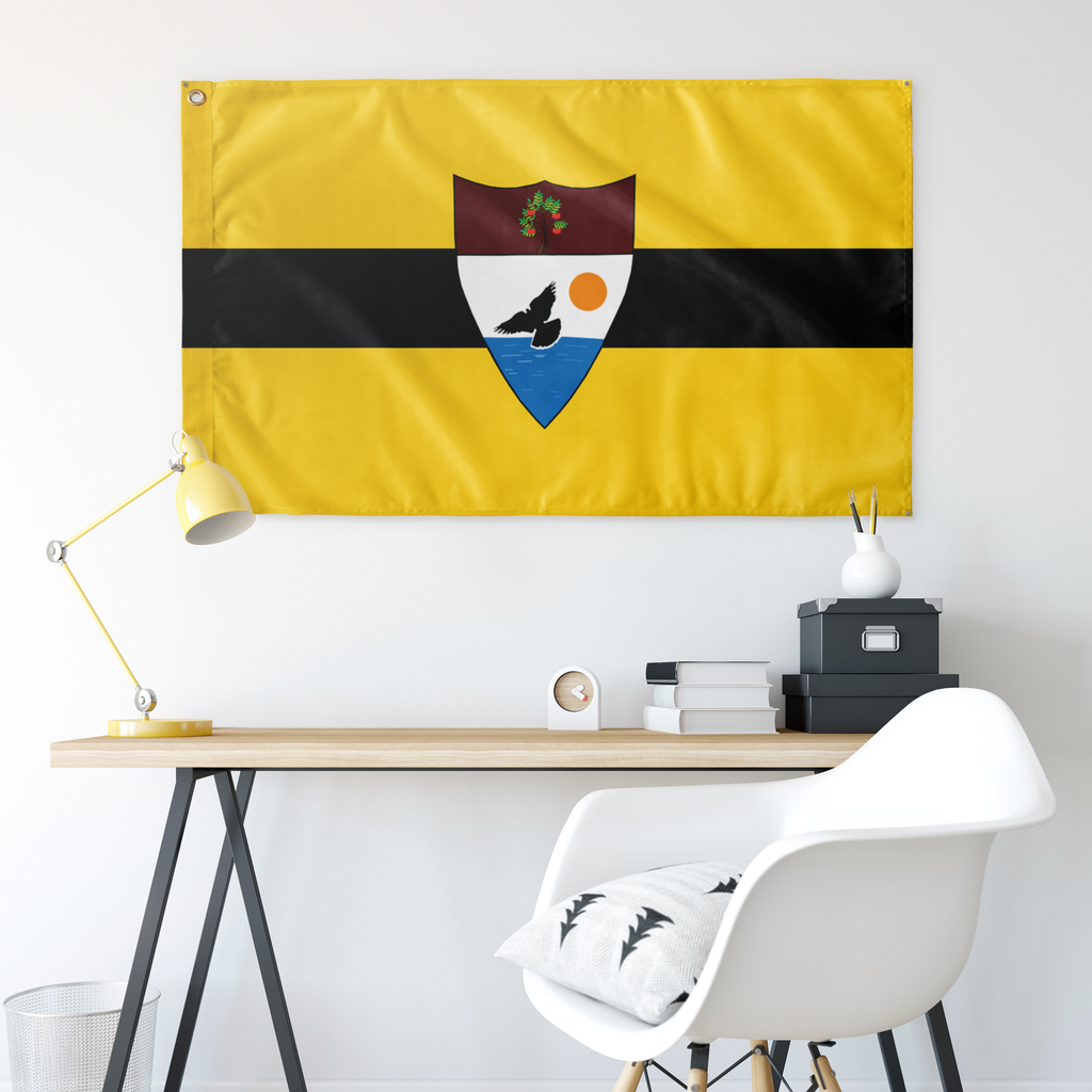 Liberland Single Sided Flag - Proud Libertarian - Proud Libertarian