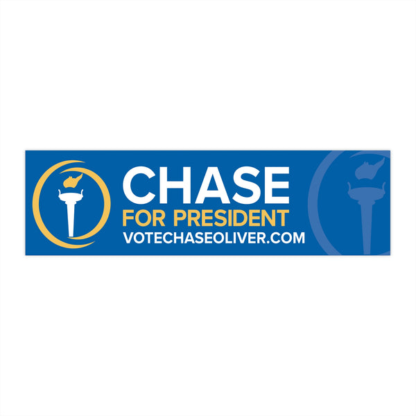 Chase Oliver for President 2024 Bumper Sticker