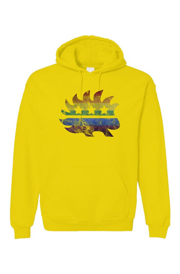 LGBTQ+ Pride Porcupine Unisex Hoodie - Proud Libertarian - Proud Libertarian