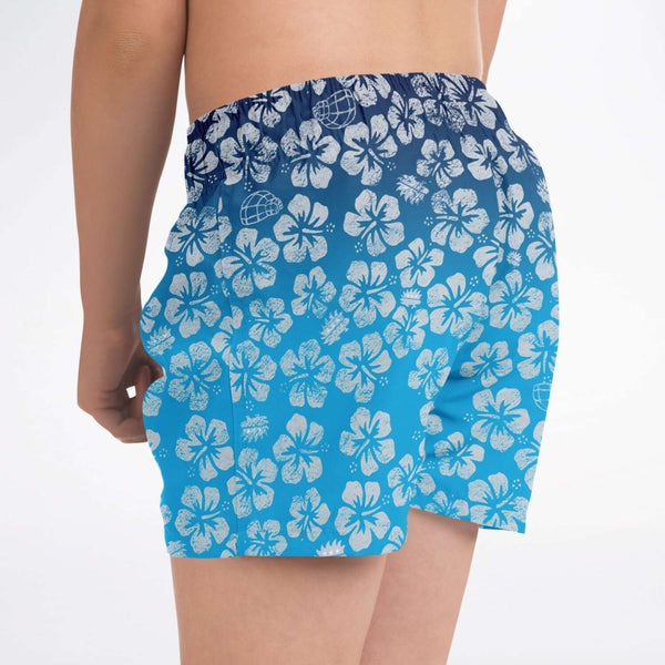 Alaska Libertarian Hawaiian Kids Swim Trunks - With Igloos and Porcupines - Proud Libertarian - Alaska Libertarian Party