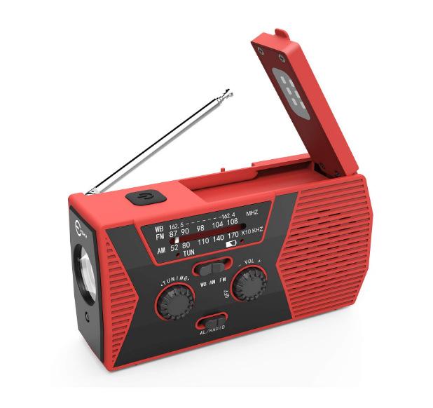 5 in 1 Outdoor Portable Solar Crank AM FM Radio - Proud Libertarian - BuzzPresents