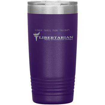 Libertarian Party of Northwest Georgia Tumbler 20oz - Proud Libertarian - Libertarian Party of Georgia