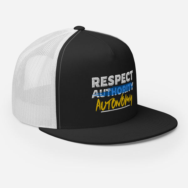 Respect Automony Trucker Cap - Proud Libertarian - Proud Libertarian