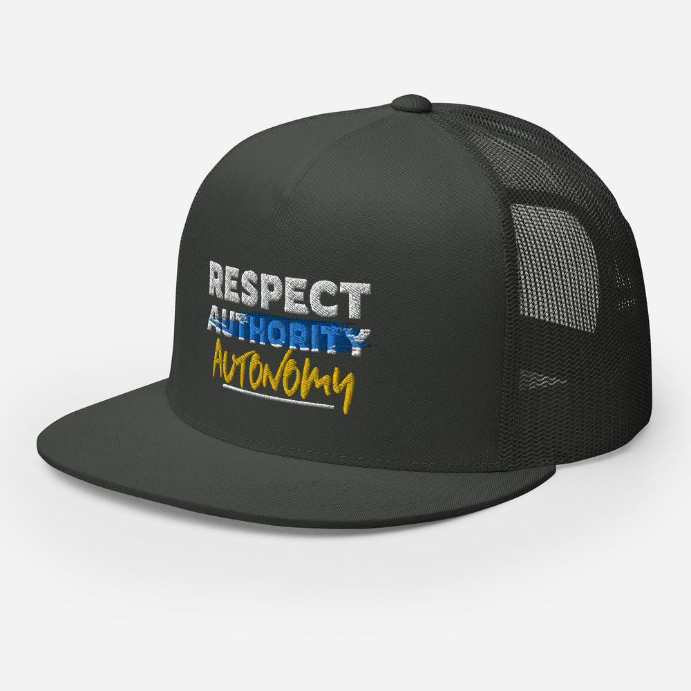 Respect Automony Trucker Cap - Proud Libertarian - Proud Libertarian