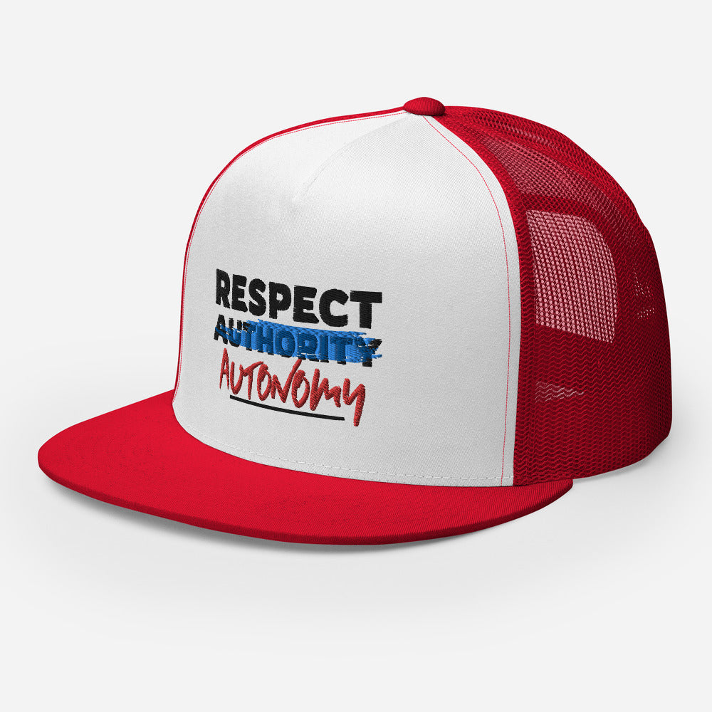 Respect Automony Trucker Cap - Proud Libertarian - Proud Libertarian