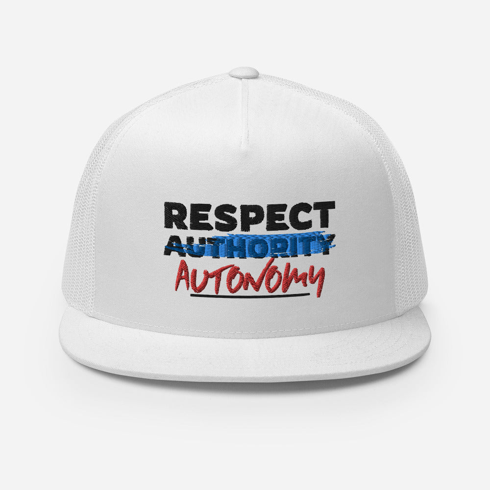 Respect Automony Trucker Cap - Proud Libertarian - Proud Libertarian