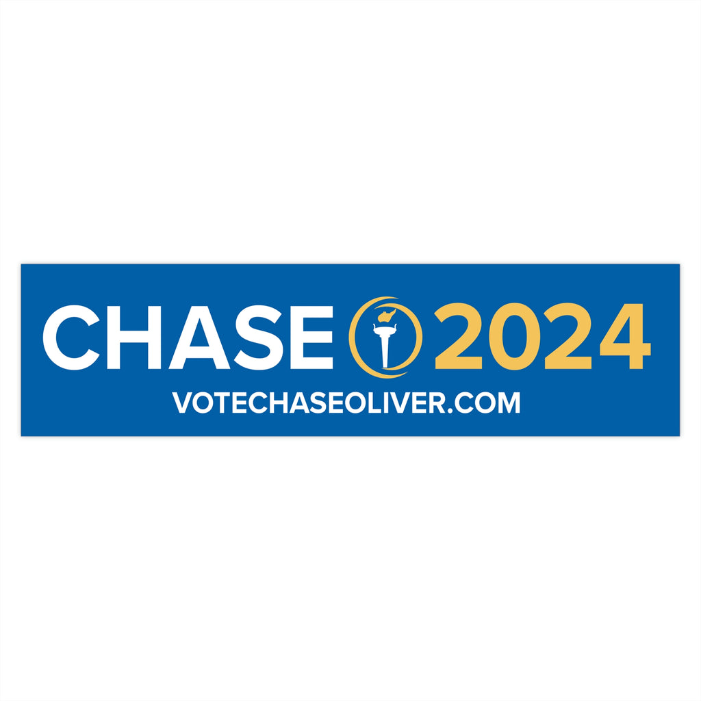 Chase Oliver for President 2024 Bumper Sticker