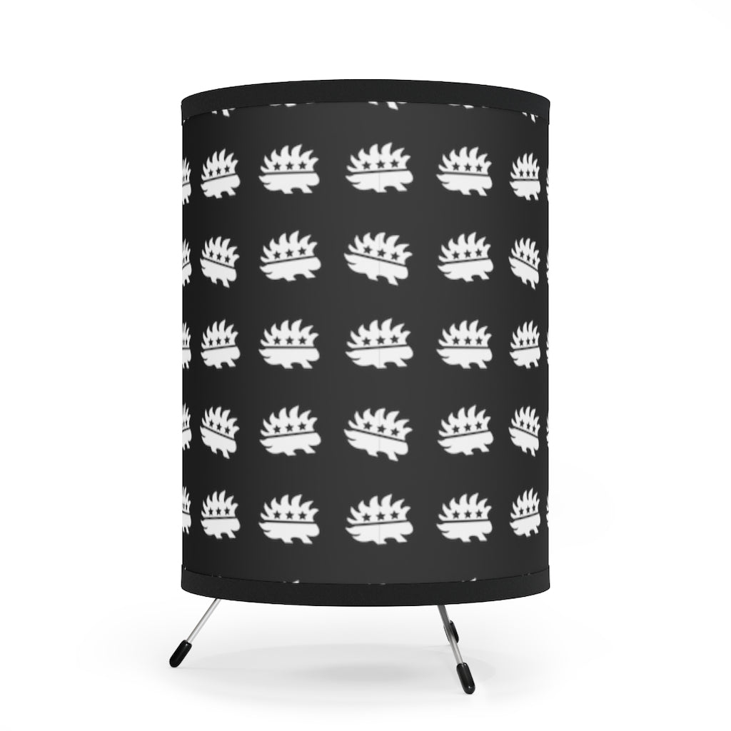 Porcupine Tripod Lamp with High-Res Printed Shade, US\CA plug - Proud Libertarian - Printify