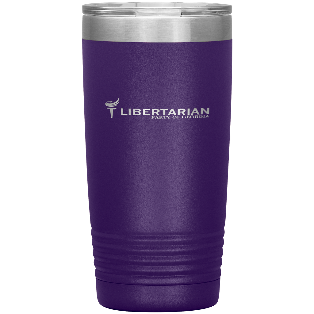 Libertarian Party of Georgia Tumbler 20oz - Proud Libertarian - Libertarian Party of Georgia