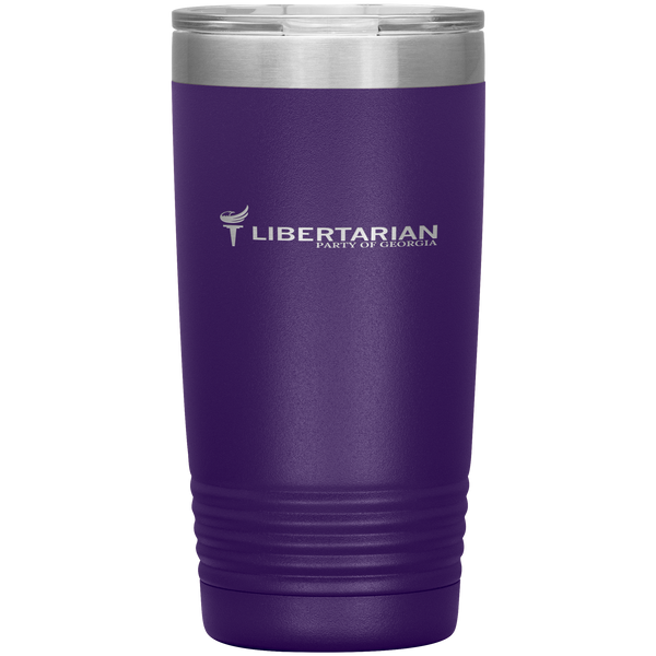 Libertarian Party of Georgia Tumbler 20oz - Proud Libertarian - Libertarian Party of Georgia