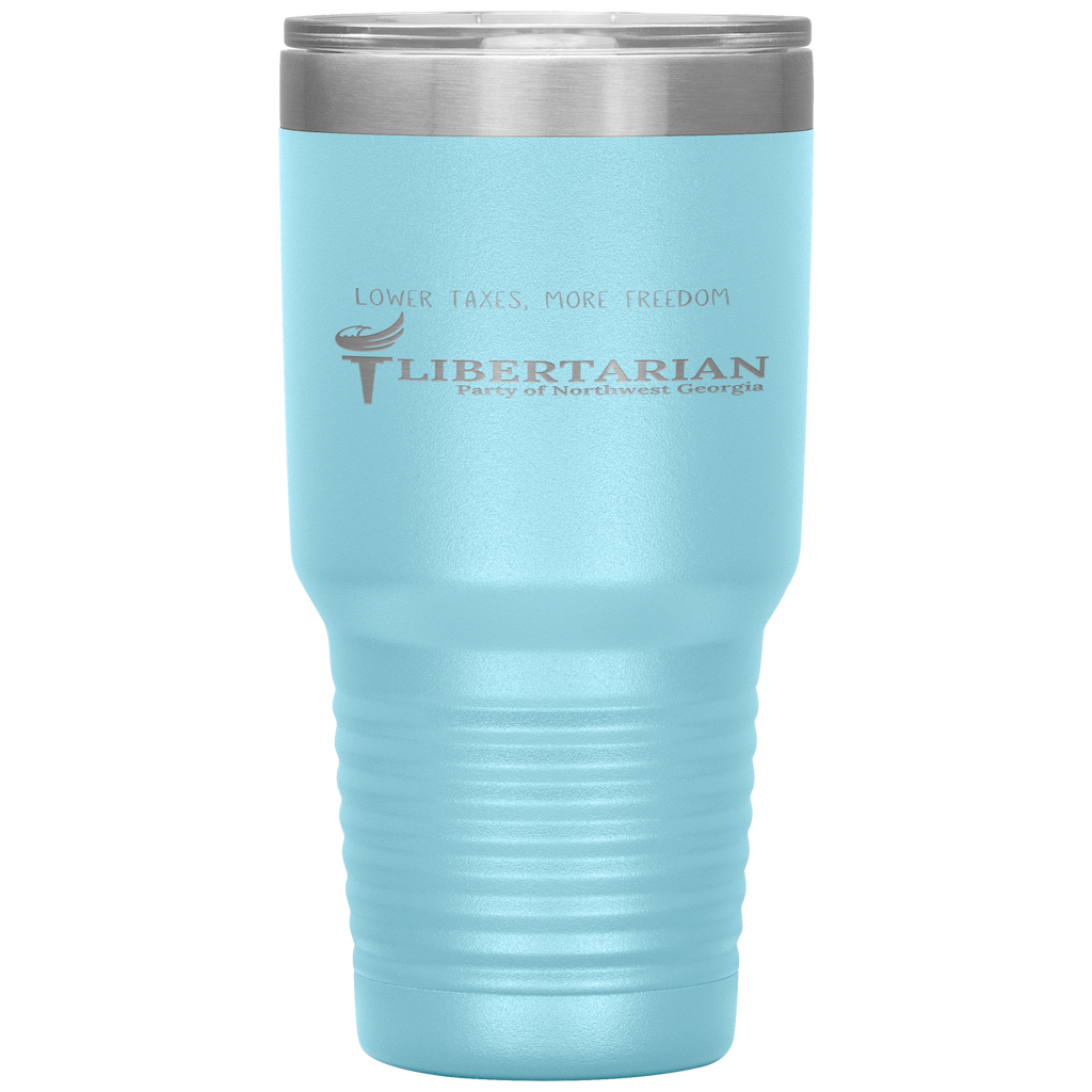 Libertarian Party of Northwest Georgia Tumbler 30oz - Proud Libertarian - Libertarian Party of Georgia