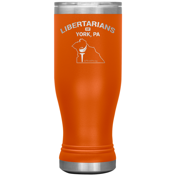 Libertarians of York PA Vaccuum Tumbler - Proud Libertarian - Libertarian Party of Pennsylvania - York