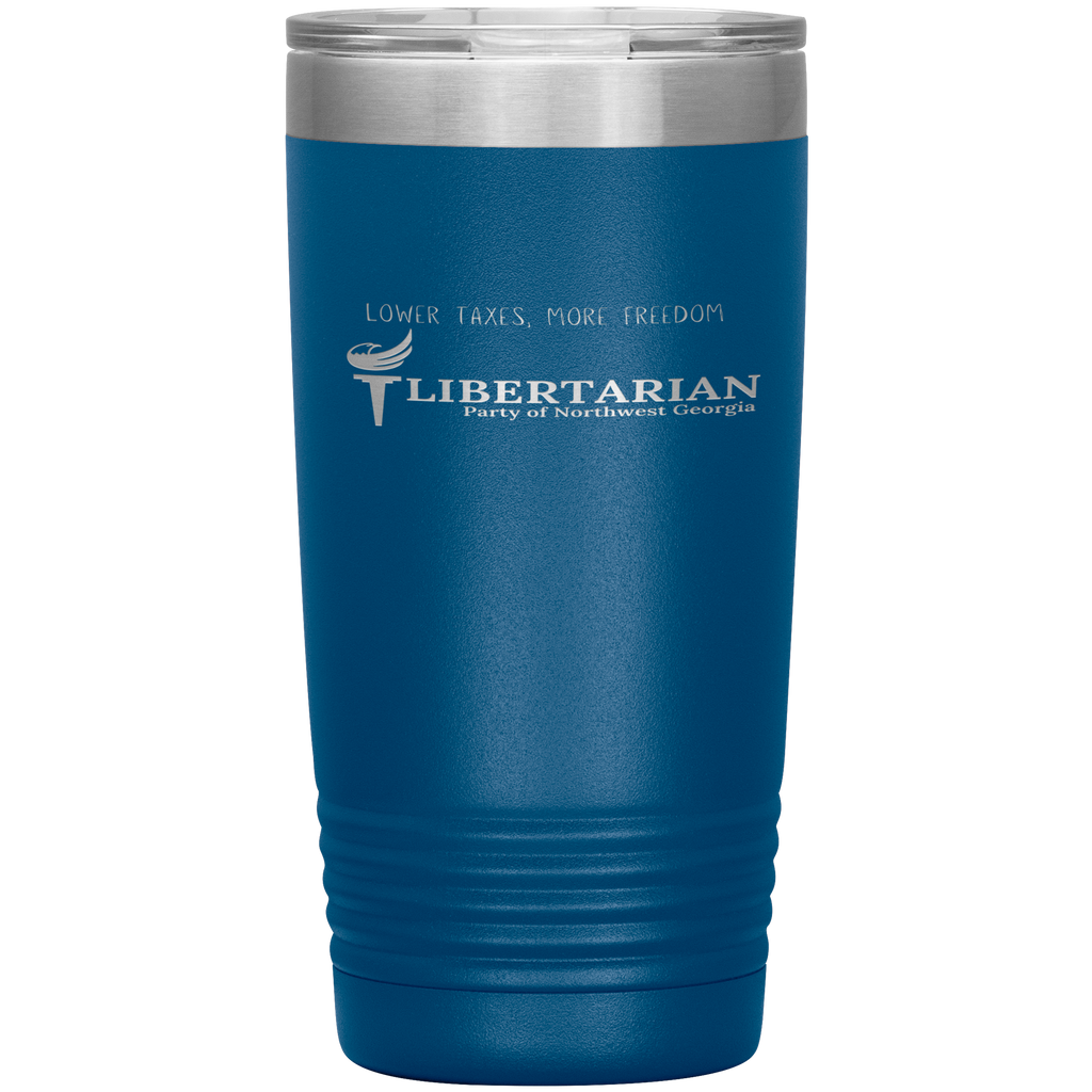 Libertarian Party of Northwest Georgia Tumbler 20oz - Proud Libertarian - Libertarian Party of Georgia