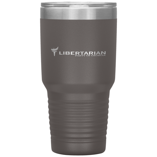 Libertarian Party of Georgia Tumbler 30oz - Proud Libertarian - Libertarian Party of Georgia