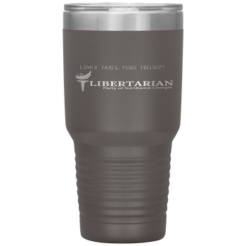 Libertarian Party of Northwest Georgia Tumbler 30oz - Proud Libertarian - Libertarian Party of Georgia