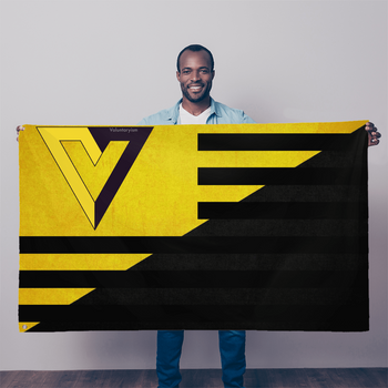 Ancap Voluntaryism Single Sided Wall Flag - 36