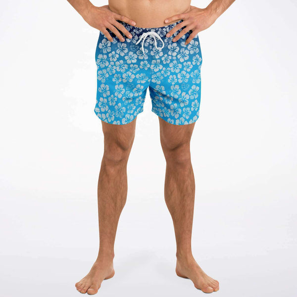 Alaska Libertarian Hawaiian Adult Swim Trunks - With Igloos and Porcupines - Proud Libertarian - Alaska Libertarian Party