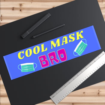 Cool mask Bro Bumper Sticker (The Brian Nichols Show) - Proud Libertarian - The Brian Nichols Show