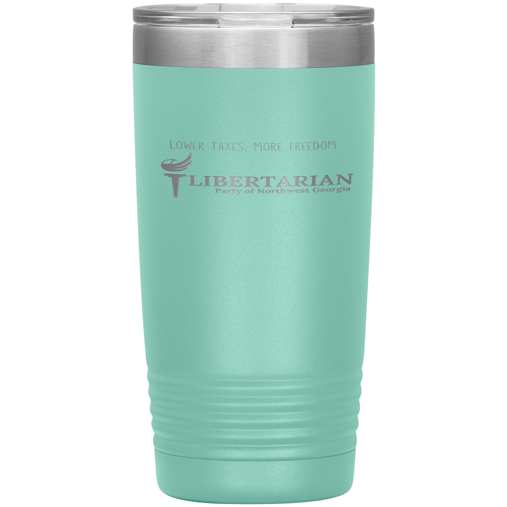 Libertarian Party of Northwest Georgia Tumbler 20oz - Proud Libertarian - Libertarian Party of Georgia