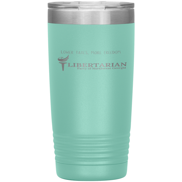 Libertarian Party of Northwest Georgia Tumbler 20oz - Proud Libertarian - Libertarian Party of Georgia