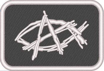 AnarchoChristian Morale Patch - Proud Libertarian - AnarchoChristian