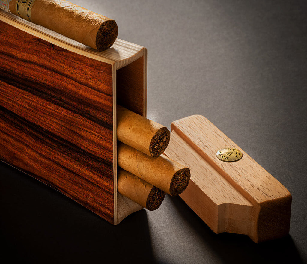 Santos Rosewood Travel Humidor by Benchmark Humidors - Proud Libertarian - Benchmark Humidors