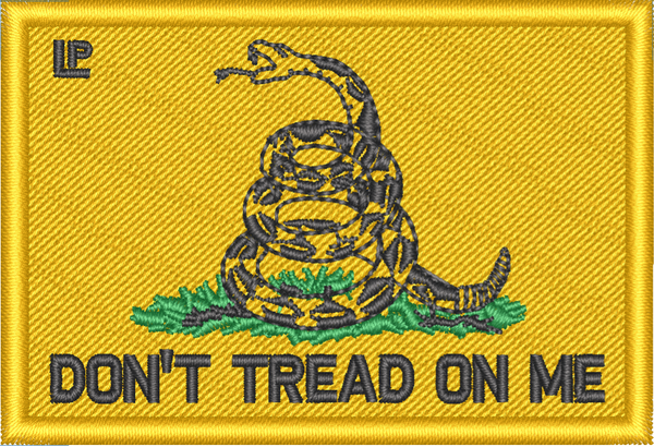 Historical Flag Morale Patch - Proud Libertarian - Proud Libertarian