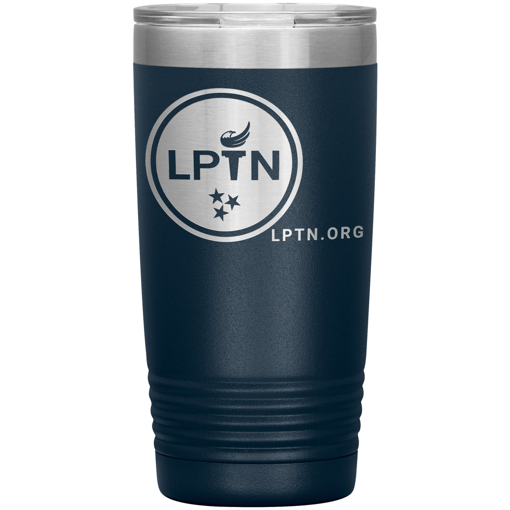 LPTN 20oz Tumbler - Proud Libertarian - Libertarian Party of Tennessee