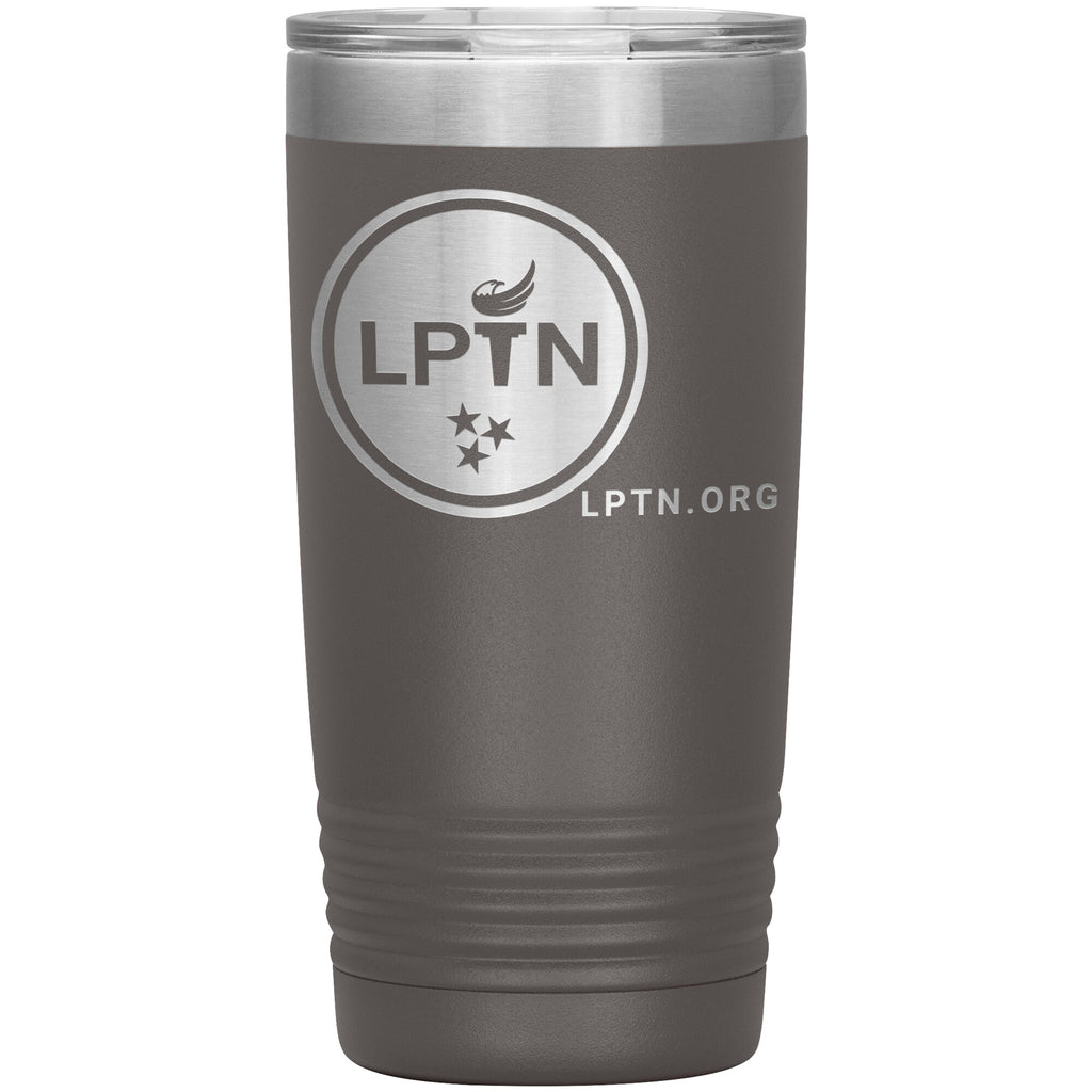 LPTN 20oz Tumbler - Proud Libertarian - Libertarian Party of Tennessee