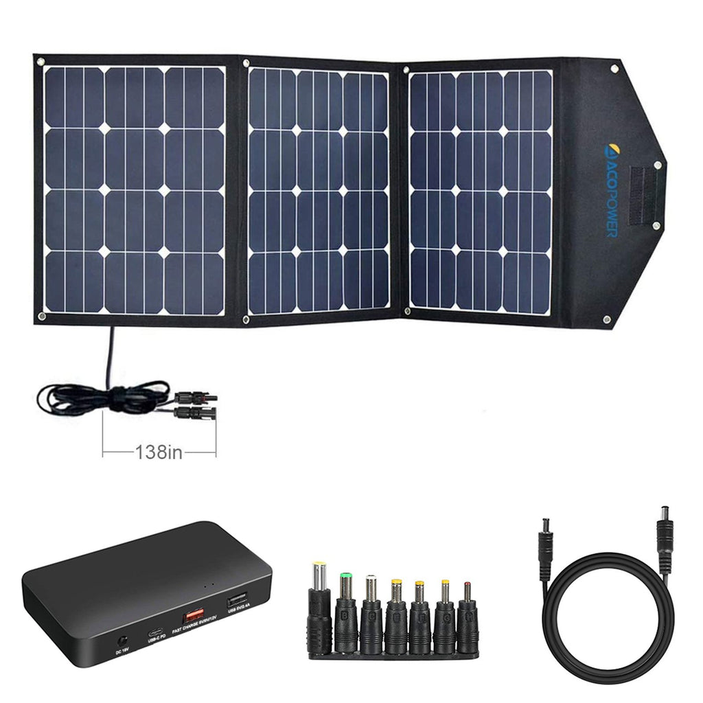 120W Foldable Solar Panel Suitcase by ACOPOWER - Proud Libertarian - ACOPOWER