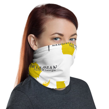 Libertarian Party of Georgia Neck Gaiter - Proud Libertarian - Libertarian Party of Georgia