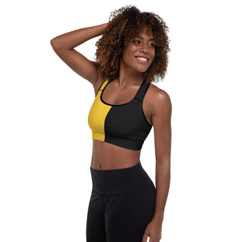 Ancap Porcupine Padded Sports Bra - Proud Libertarian - Proud Libertarian