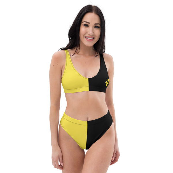 AnCap high-waisted bikini - Proud Libertarian - Proud Libertarian