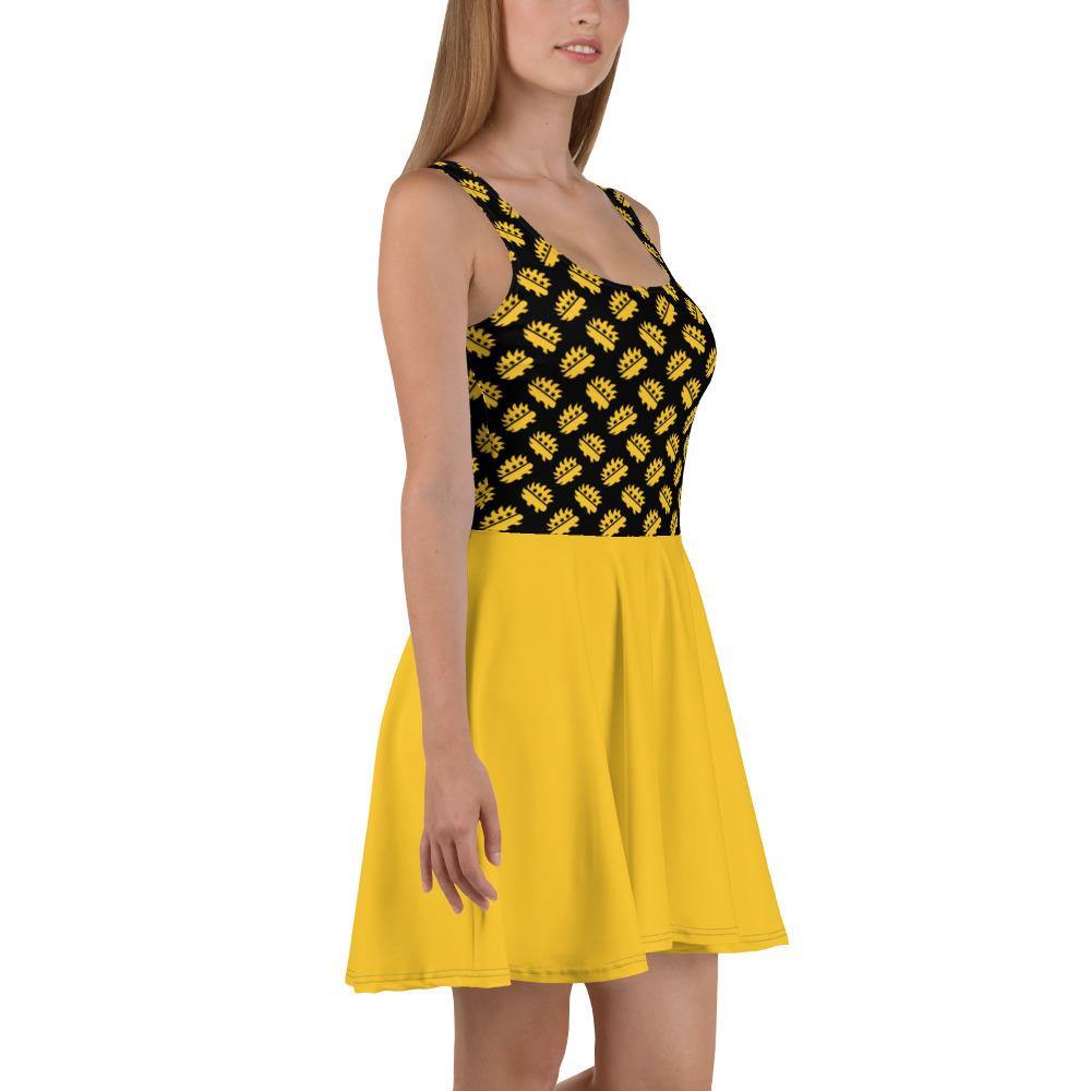 Ancap Porcupine Skater Dress - Proud Libertarian - Proud Libertarian