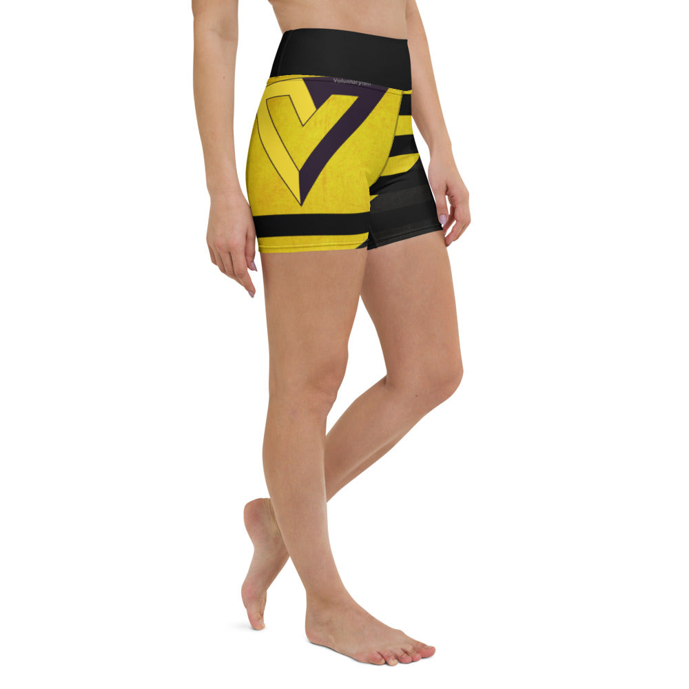 Voluntaryism Yoga Shorts - Proud Libertarian - Proud Libertarian