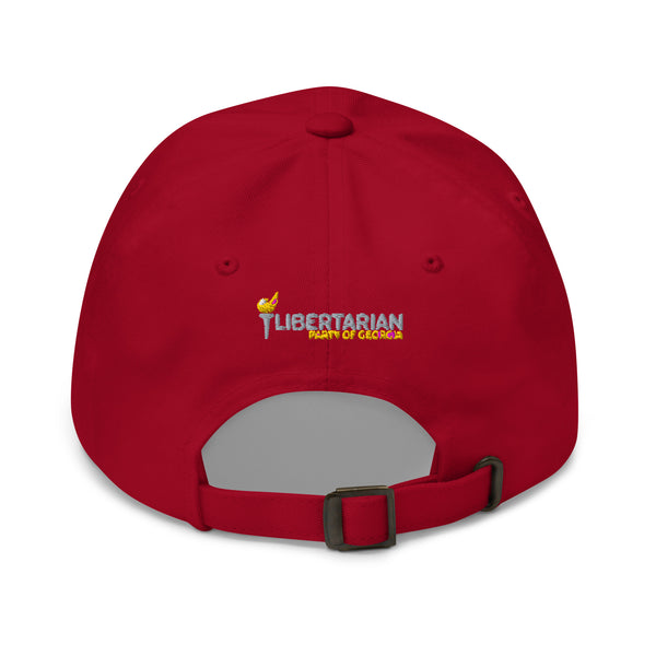 Libertarian Party of Georgia Dad hat - Proud Libertarian - Libertarian Party of Georgia