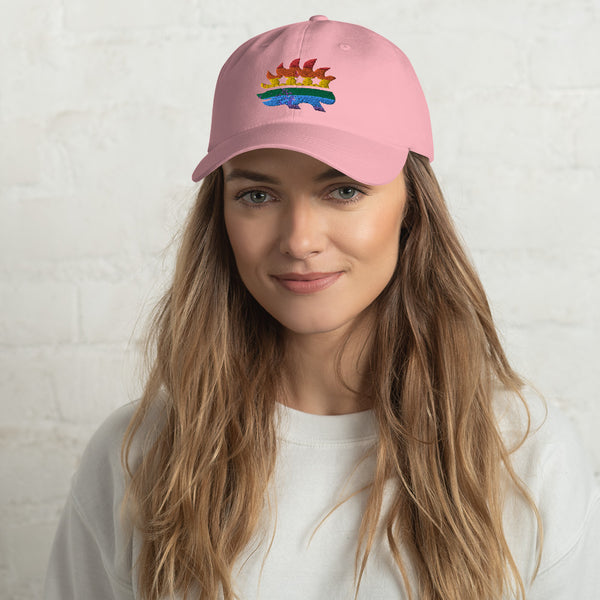 LGBT Porcupine Dad hat - Proud Libertarian - Proud Libertarian