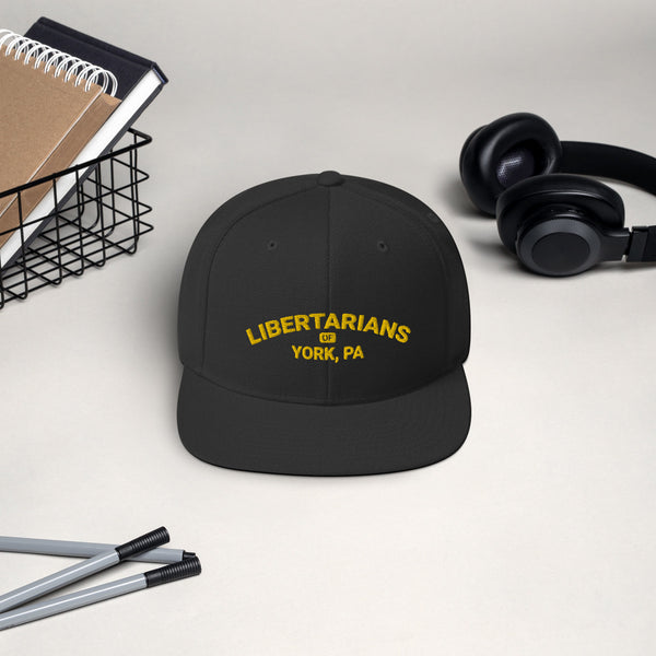 Libertarians of York PA Snapback Hat - Proud Libertarian - Libertarian Party of Pennsylvania - York