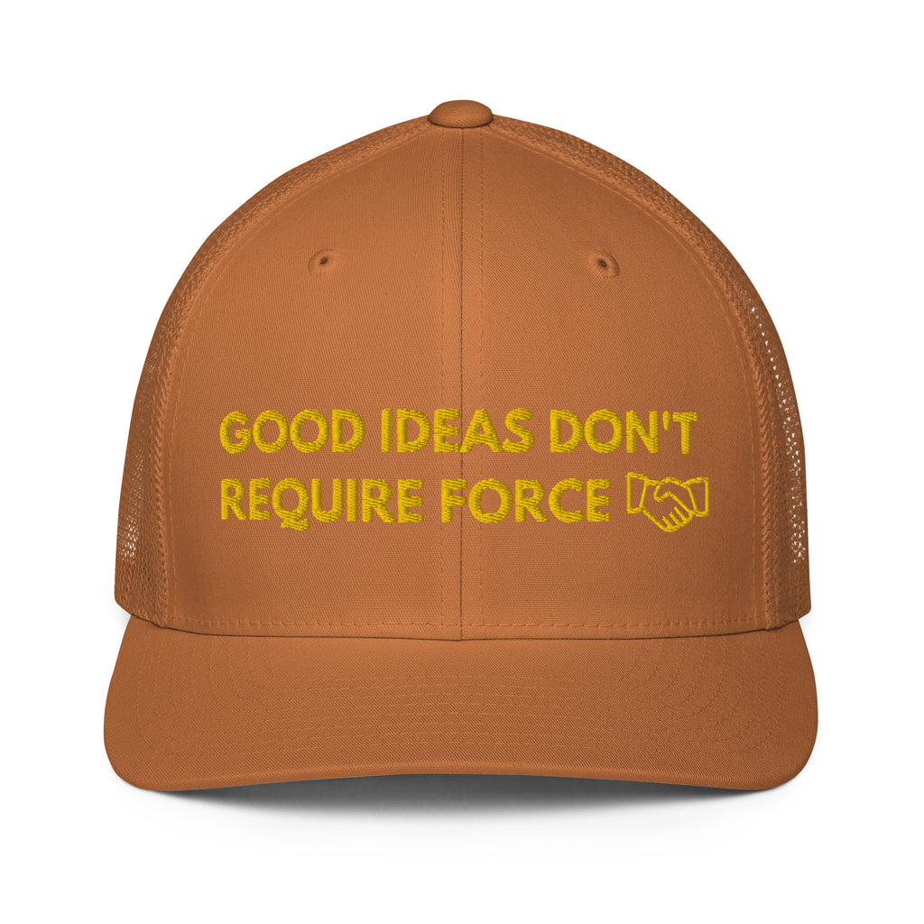 Good Ideas Don't Require Force Closed-back trucker cap - Proud Libertarian - The Brian Nichols Show