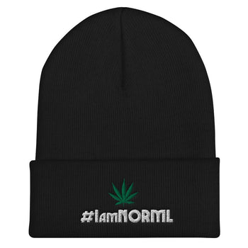 #IAmNORML Cuffed Beanie - Proud Libertarian - Peachtree NORML