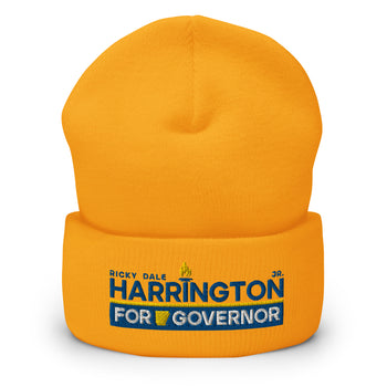 Harrington for Governor Cuffed Beanie - Proud Libertarian - Ricky Harrington